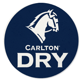 Carlton Dry Carlton Dry Lager beer coaster